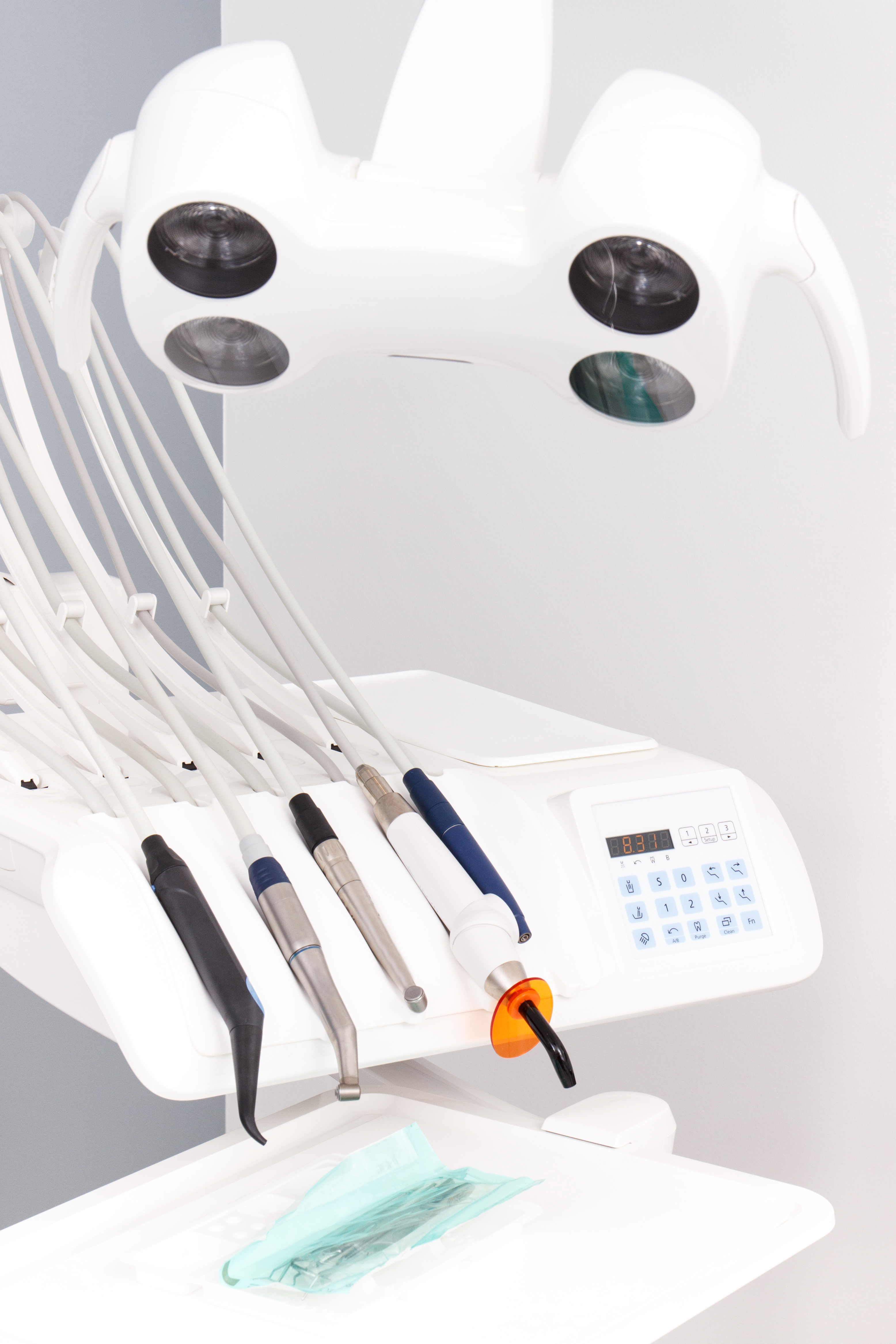 Dental instruments and tools used by dentists